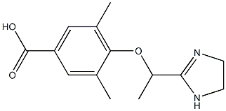 2-[1-(4-Carboxy-2-methyl-6-methylphenoxy)ethyl]-2-imidazoline