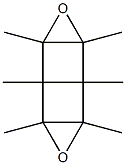 1,2,3,4,5,6-ヘキサメチル-2,3:5,6-ジエポキシビシクロ[2.2.0]ヘキサン 化学構造式