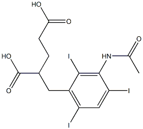 2-(3-Acetylamino-2,4,6-triiodobenzyl)glutaric acid