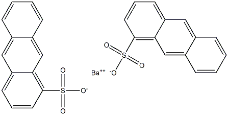 Bis(1-anthracenesulfonic acid)barium salt Structure