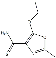 5-エトキシ-2-メチルオキサゾール-4-カルボチオアミド 化学構造式
