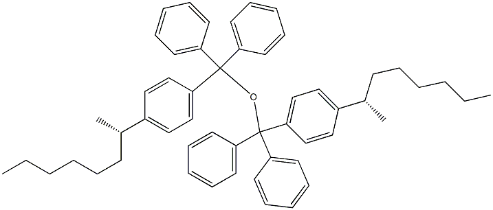 (-)-[(S)-1-Methylheptyl]trityl ether Struktur