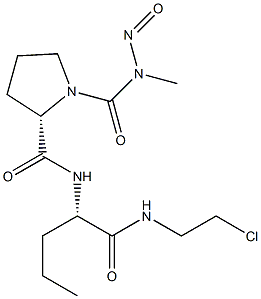  (2S)-N-[(S)-1-[(2-Chloroethyl)carbamoyl]butyl]-1-(methylnitrosocarbamoyl)-2-pyrrolidinecarboxamide
