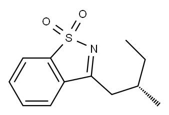 (+)-3-[(S)-2-Methylbutyl]-1,2-benzisothiazole 1,1-dioxide