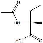 N-Acetyl-2-ethyl-L-alanine Struktur