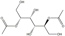 L-Glucitol 2,5-diacetate Struktur