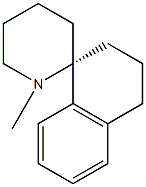 (1S)-3,4-ジヒドロ-1'-メチルスピロ[ナフタレン-1(2H),2'-ピペリジン] 化学構造式