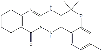  6a,7,9,10,11,12,14,14a-Octahydro-3,6,6-trimethyl-6H,13H-7,8,13a,14-tetraaza-5-oxabenzo[a]naphthacen-13-one