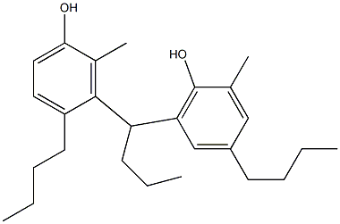 3,6'-Butylidenebis(2-methyl-4-butylphenol)