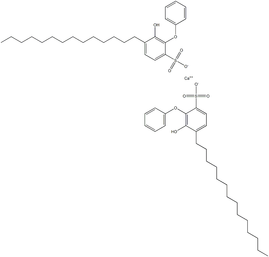  Bis(6-hydroxy-5-tetradecyl[oxybisbenzene]-2-sulfonic acid)calcium salt