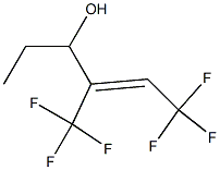 (Z)-1-Ethyl-2-(trifluoromethyl)-4,4,4-trifluoro-2-buten-1-ol Structure