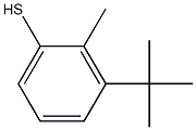 3-tert-ブチル-2-メチルベンゼンチオール 化学構造式