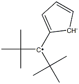1-(Cyclopentadienide-1-yl)-1-tert-butyl-2,2-dimethylpropyl radical