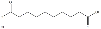 Sebacic acid 1-chloride Structure