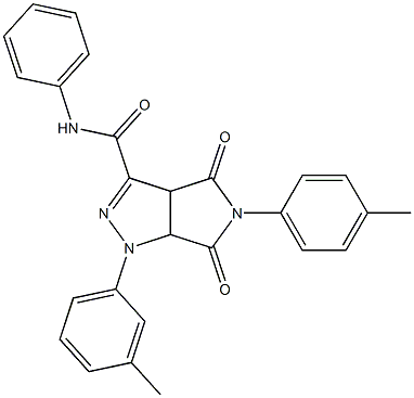  1,3a,4,5,6,6a-Hexahydro-4,6-dioxo-N-phenyl-5-(4-methylphenyl)-1-(3-methylphenyl)pyrrolo[3,4-c]pyrazole-3-carboxamide