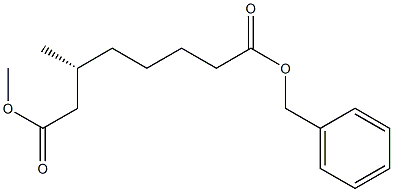 [R,(+)]-3-Methylsuberic acid 1-methyl 8-benzyl ester