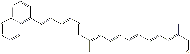 (2E,4E,6E,8E,10E,12E,14E,16E)-17-(1-Naphtyl)-2,6,11,15-tetramethylheptadeca-2,4,6,8,10,12,14,16-octaenal