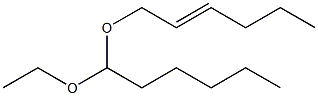 Hexanal ethyl[(E)-2-hexenyl]acetal 结构式