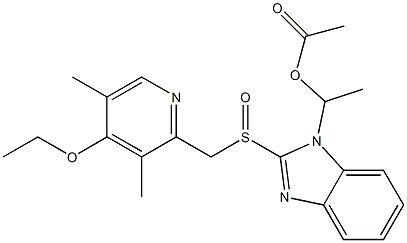 1-(1-Acetyloxyethyl)-2-[(3,5-dimethyl-4-ethoxy-2-pyridinyl)methylsulfinyl]-1H-benzimidazole
