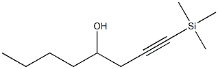1-(Trimethylsilyl)-1-octyn-4-ol,,结构式