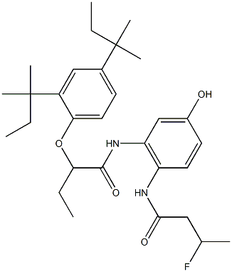 4-(3-Fluorobutyrylamino)-5-[2-(2,4-di-tert-amylphenoxy)butyrylamino]phenol