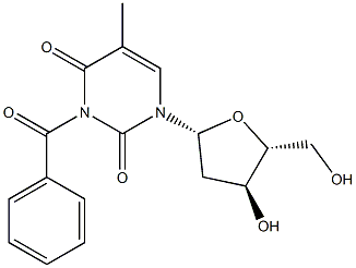 3-Benzoylthymidine Structure