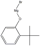 (2-tert-Butylphenoxy)magnesium bromide Structure