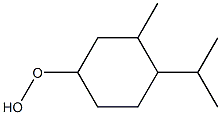 4-Isopropyl-3-methylcyclohexyl hydroperoxide Struktur