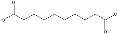 Sebacic acid dianion Struktur
