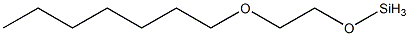 [2-(Heptyloxy)ethoxy]silane Struktur