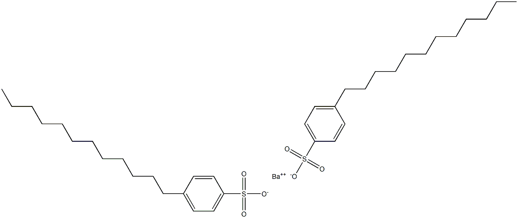 Bis(4-dodecylbenzenesulfonic acid)barium salt Structure
