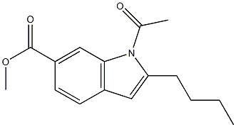 1-Acetyl-2-butyl-1H-indole-6-carboxylic acid methyl ester|
