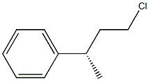 (+)-[(S)-3-Chloro-1-methylpropyl]benzene Structure