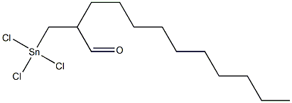 2-[(Trichlorostannyl)methyl]dodecan-1-one Structure