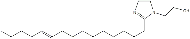 2-(10-Pentadecenyl)-2-imidazoline-1-ethanol Struktur