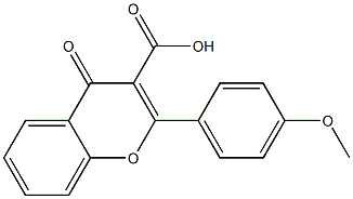 2-[4-Methoxyphenyl]-4-oxo-4H-1-benzopyran-3-carboxylic acid