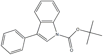 1-(tert-Butoxycarbonyl)-3-phenyl-1H-indole Structure