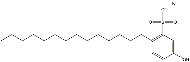 3-Hydroxy-6-tetradecylbenzenesulfonic acid potassium salt