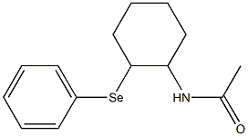 N-[2-(Phenylseleno)cyclohexyl]acetamide Structure