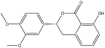 (R)-3,4-Dihydro-8-hydroxy-3-(3,4-dimethoxyphenyl)-1H-2-benzopyran-1-one