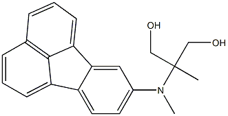 2-[(Fluoranthen-8-yl)methylamino]-2-methyl-1,3-propanediol Structure