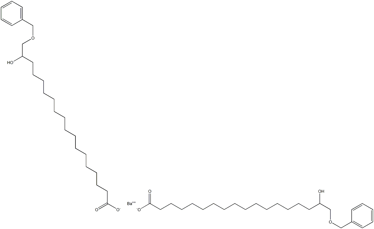 Bis(18-benzyloxy-17-hydroxystearic acid)barium salt