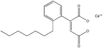 2-(2-Heptylphenyl)maleic acid calcium salt Structure