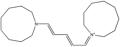 Octahydro-1-[5-[(octahydro-1H-azonin)-1-yl]-2,4-pentadienylidene]-1H-azonin-1-ium