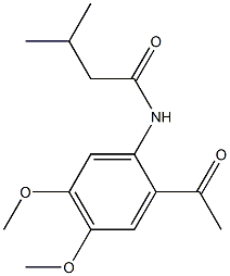 N-(2-Acetyl-4,5-dimethoxyphenyl)-3-methylbutanamide|