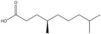 [R,(-)]-4,8-Dimethylnonanoic acid Structure