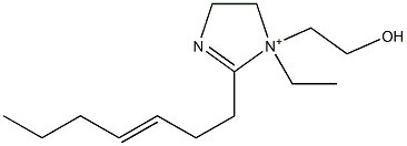  1-Ethyl-2-(3-heptenyl)-1-(2-hydroxyethyl)-2-imidazoline-1-ium