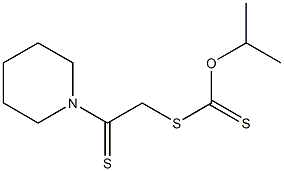 Dithiocarbonic acid O-isopropyl S-[2-piperidino-2-thioxoethyl] ester