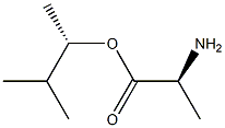 (S)-2-Aminopropanoic acid (S)-1,2-dimethylpropyl ester Struktur