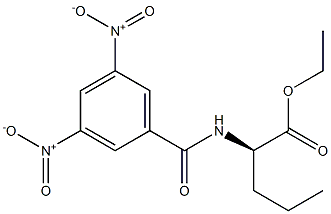 (2R)-2-[(3,5-Dinitrobenzoyl)amino]pentanoic acid ethyl ester Structure